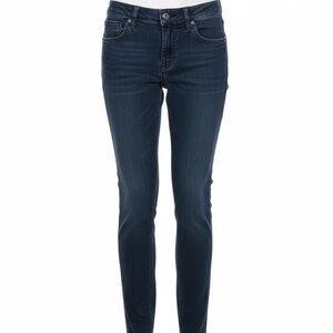 Urban Star Women’s Slim Straight Leg Blue Jeans Plaid Inside Pockets